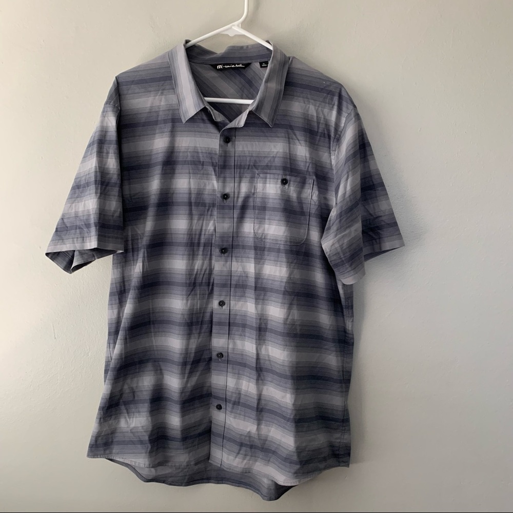 Travis Matthew button down shirt sleeve shirt